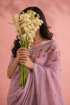 Vaibhavi – Cotton Saree with Pichwai Embroidery