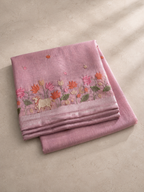 Vaibhavi – Cotton Saree with Pichwai Embroidery