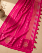 Vaishali – Hot Pink Banarasi Silk Saree