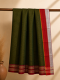 Vishakha – Green Cotton Saree