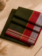 Vishakha – Green Cotton Saree